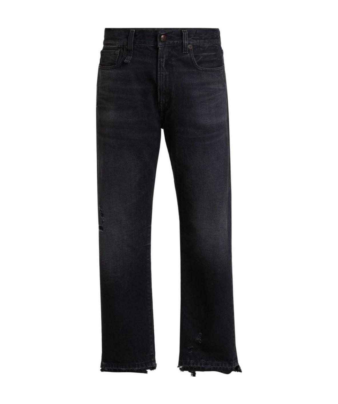 R13 R13 LOGO PATCH BOYFRIEND JEANS