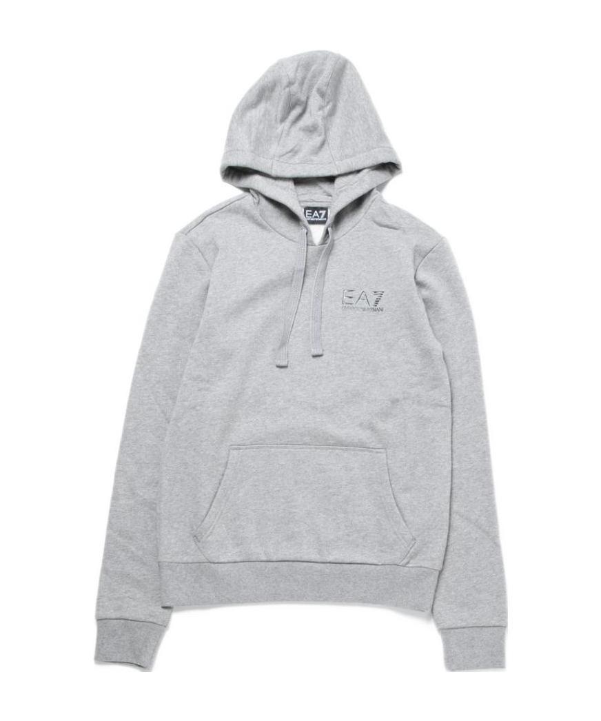 EA7 LOGO HOODED SWEATER