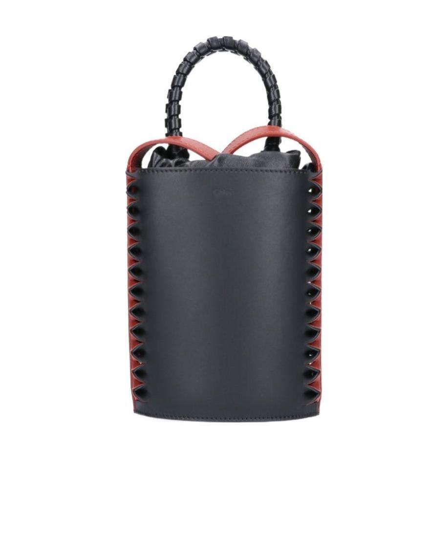 Chloé Matching Color Mini Shoulder Bag In Black
