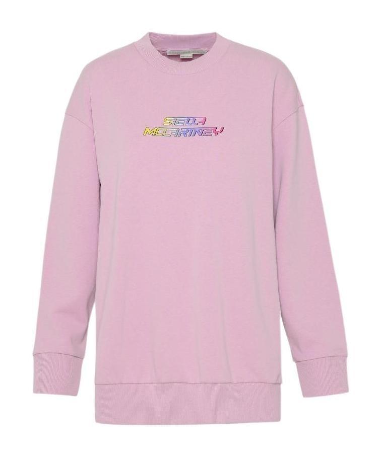 Stella Mccartney Stella Mc Cartney Lilac Cotton Sweatshirt In Pink