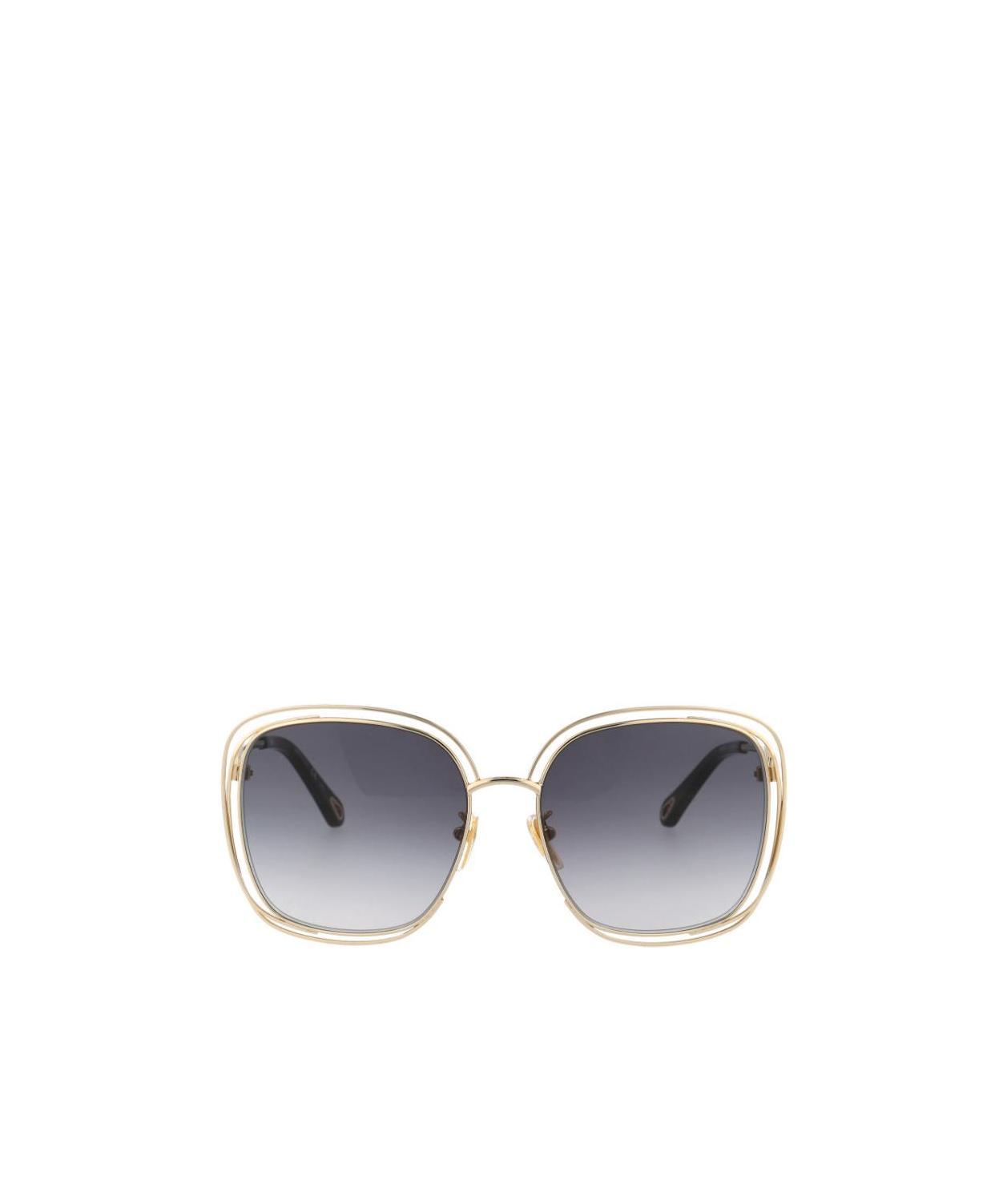 Chloé Oversize Frame Sunglasses In Gray