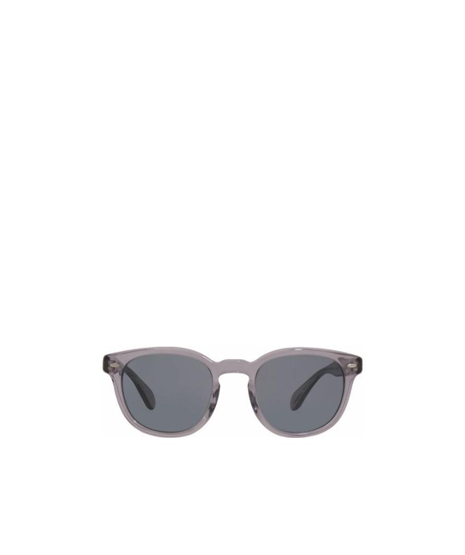 Oliver Peoples Round Sunglasses In Gray