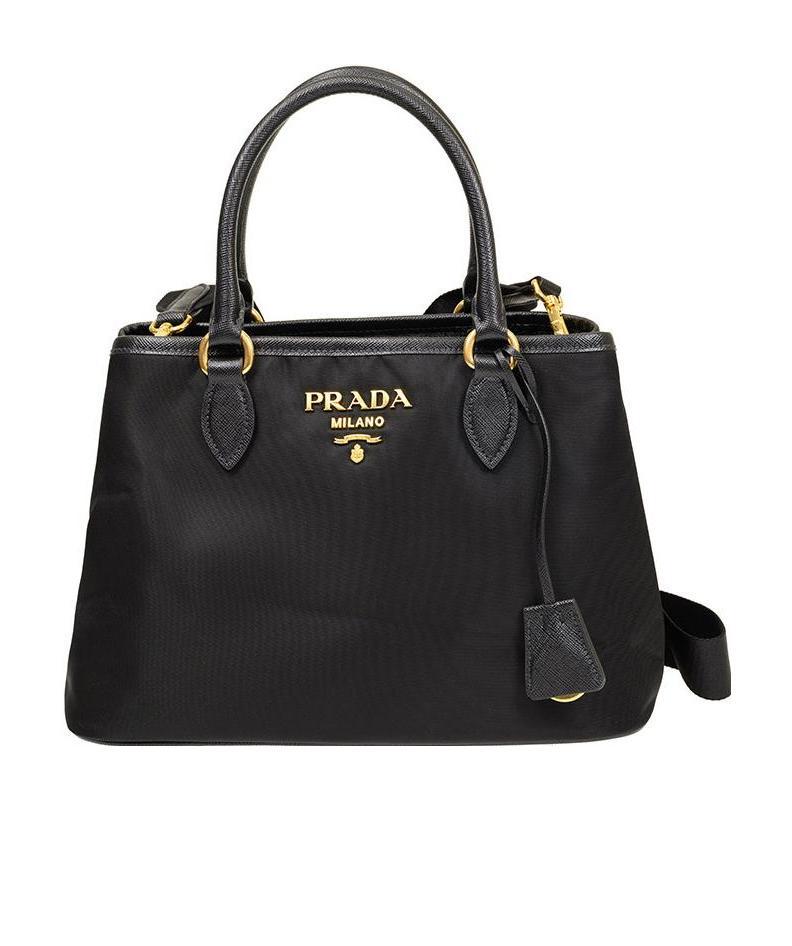 Prada Black Shoulder Bag/cross-body Bag/handbag In Black