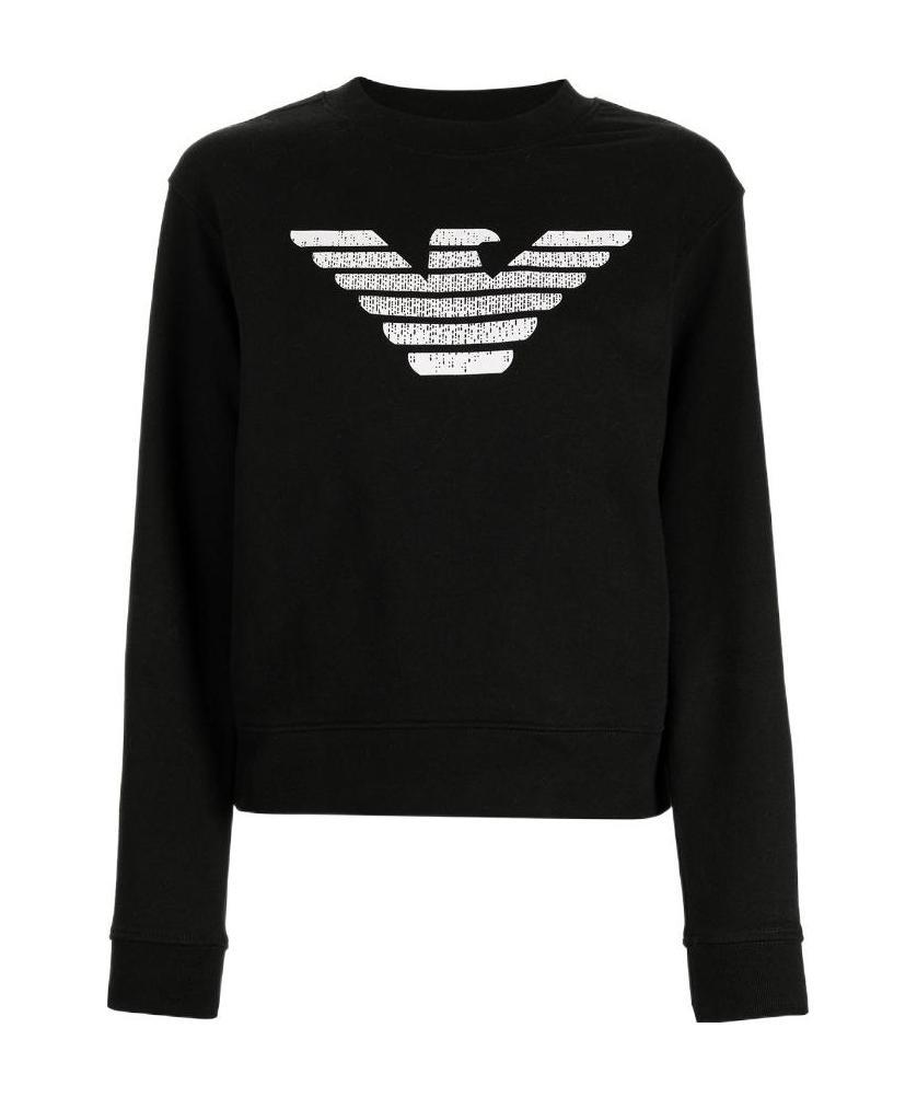 EMPORIO ARMANI LOGO-PRINT SWEATSHIRT