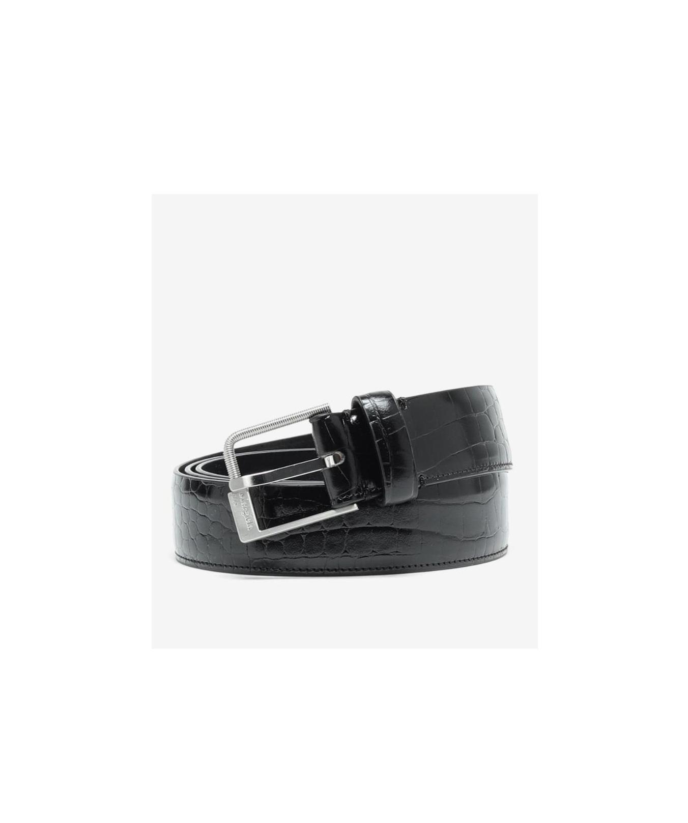 Maison Margiela Buckle Belt In Black