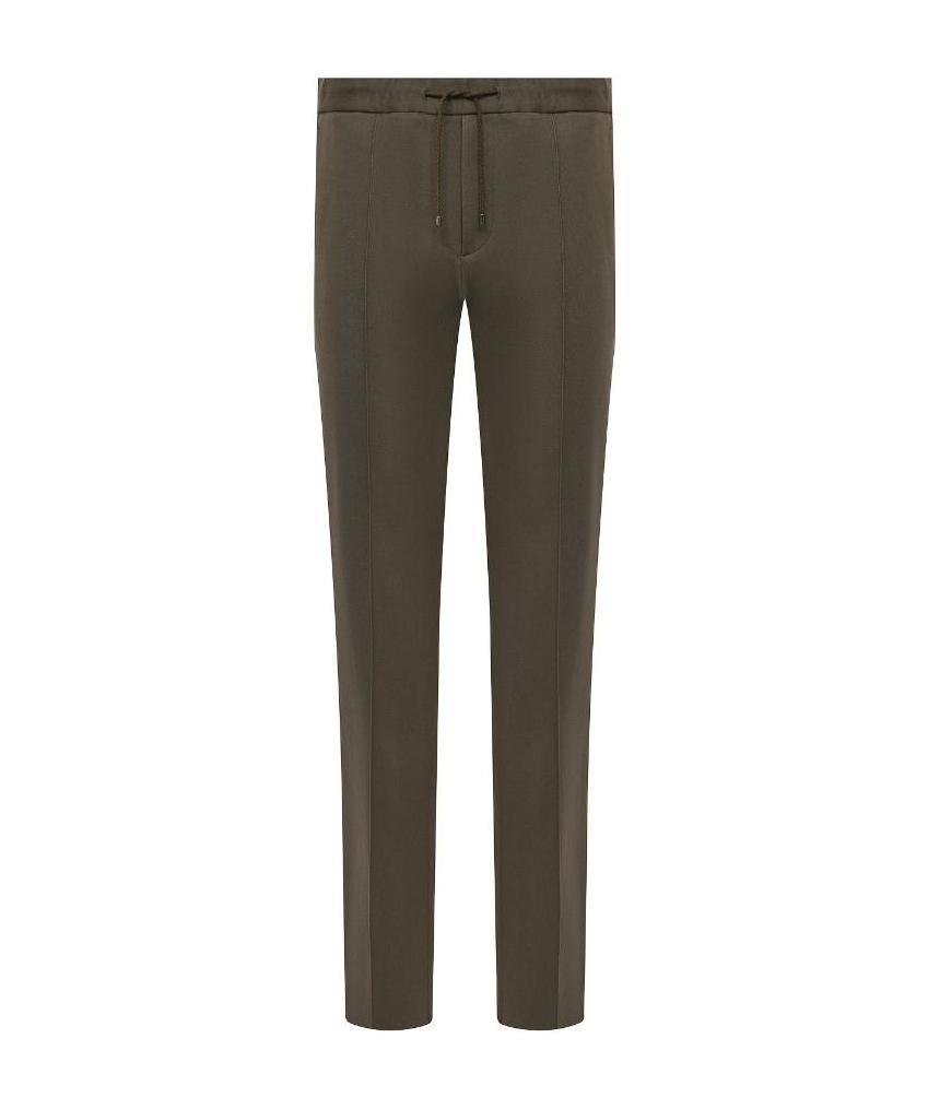 Valentino Draw Rope To Design Casual Pants In Brown