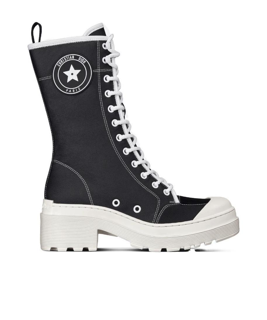 Dior D-rise Short Boots In White