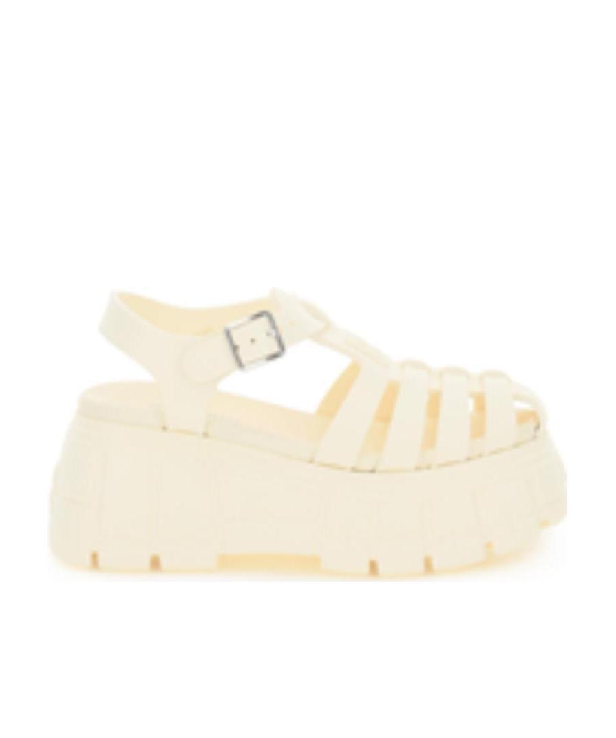 Miu Miu Clasp Thick-soled Sandals