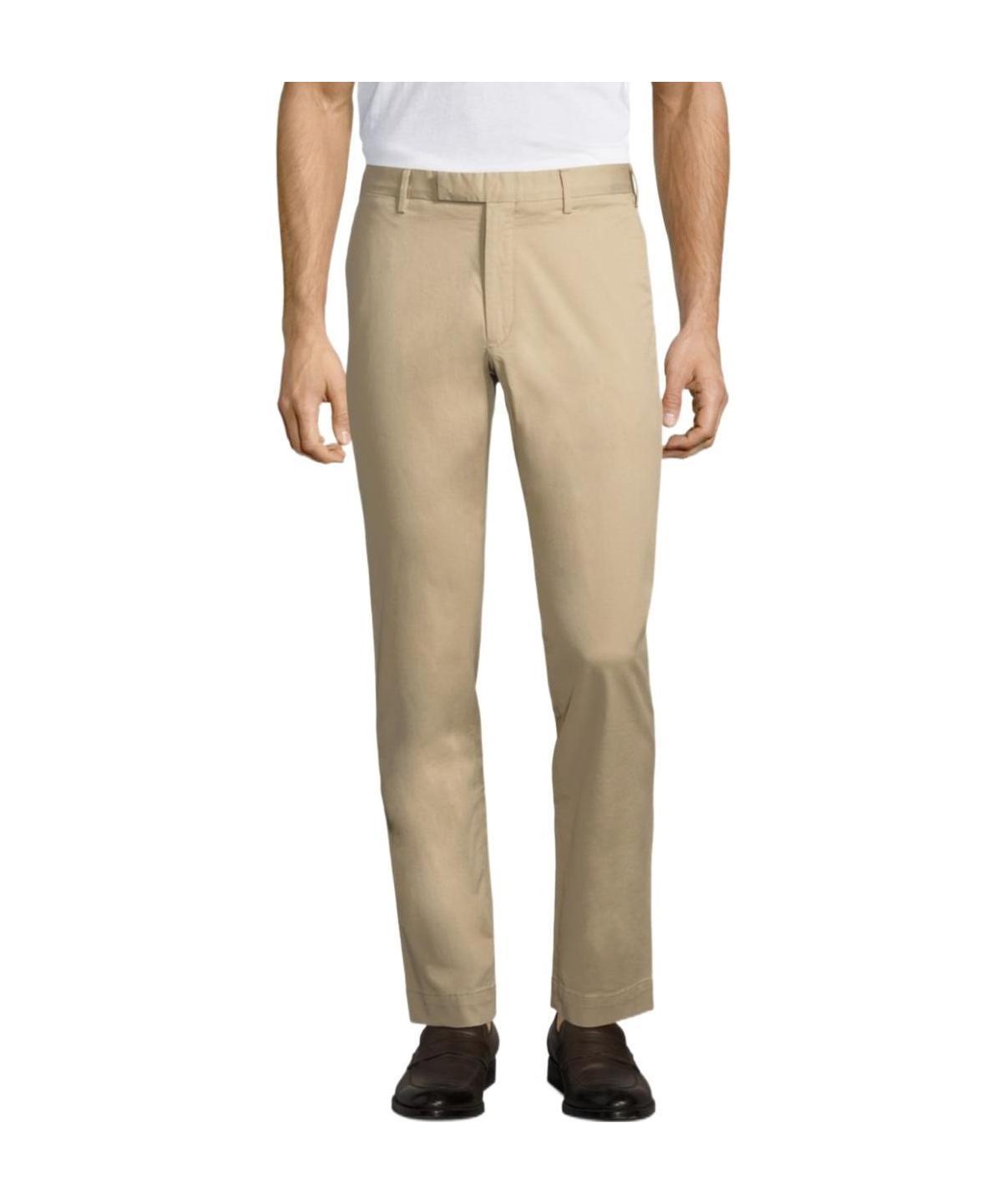 Polo Ralph Lauren Straight-leg Tailored Trousers In Nude