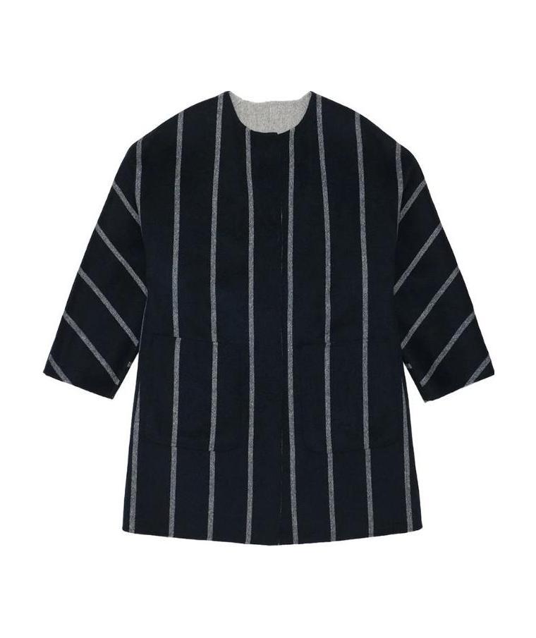 Max Mara Striped Blouse In Blue