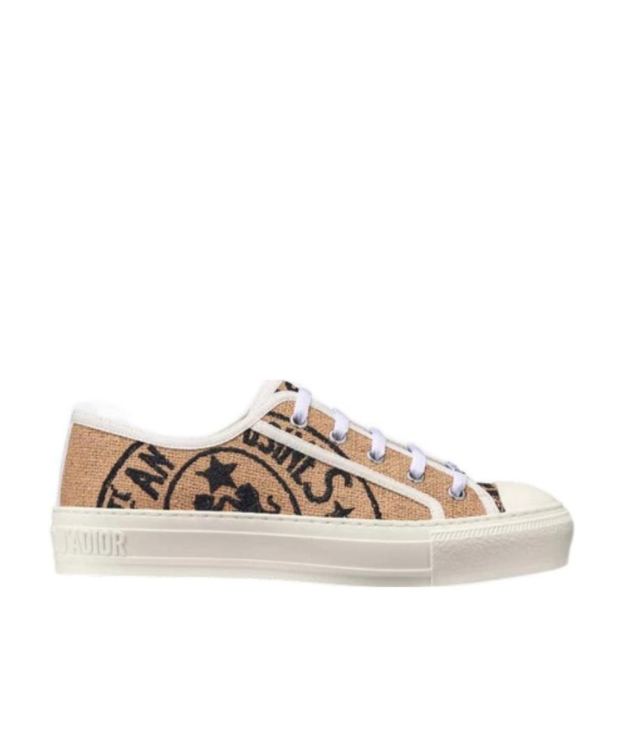 Dior Walk N Lace-up Casual Sneakers In Nude