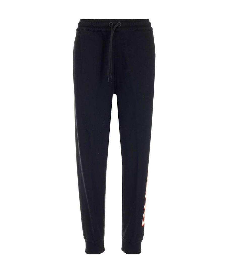 BURBERRY LOGO PRINT TRACK PANTS
