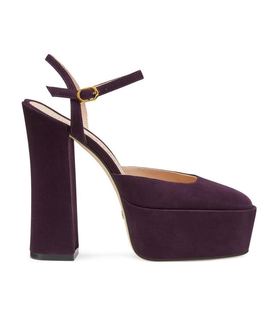 Stuart Weitzman High Heels With Thick Soles In Black