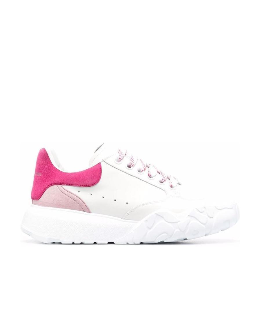 Alexander Mcqueen Court Lace-up Sneakers In White