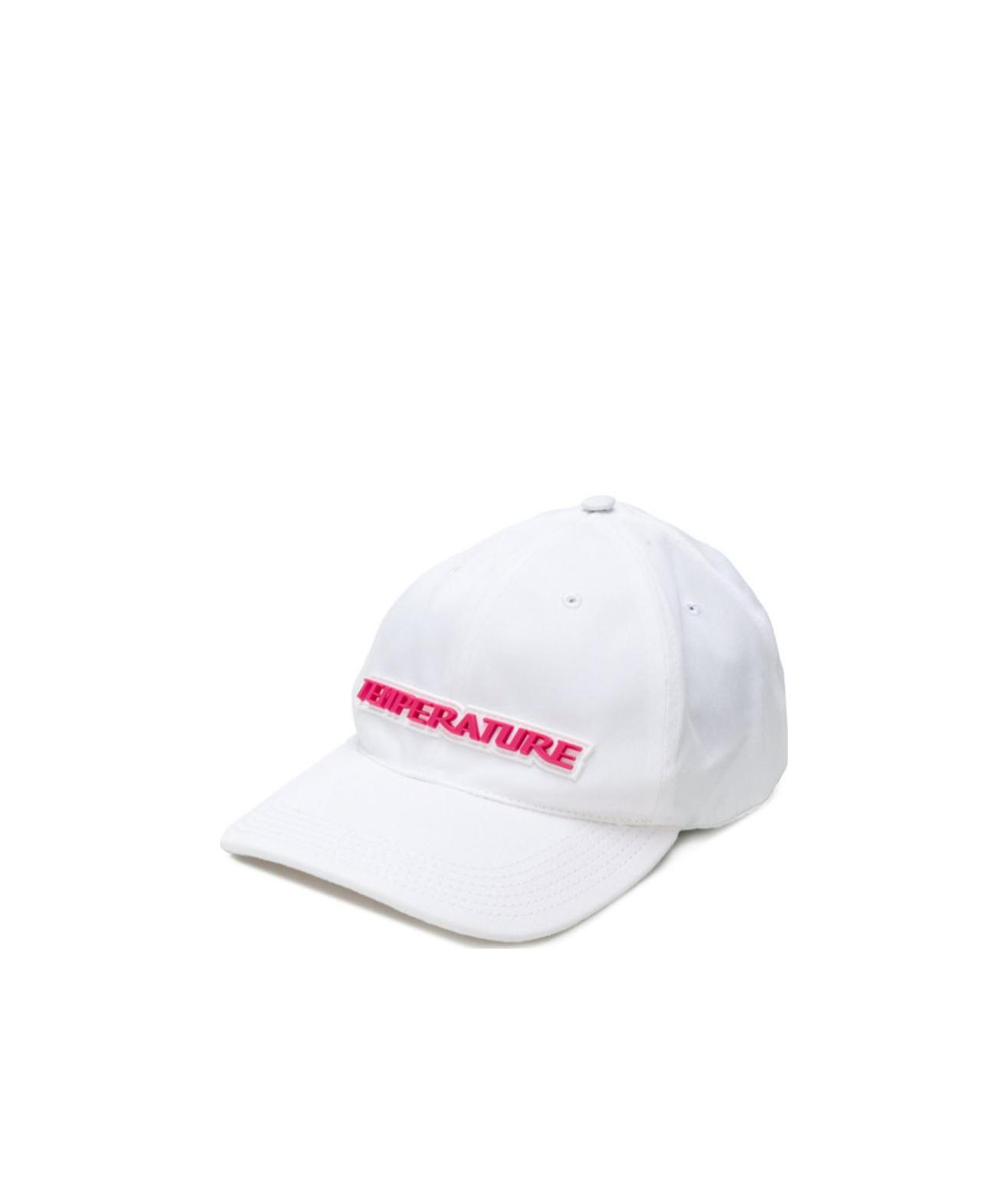 Off-white White Cotton Baseball Cap In White