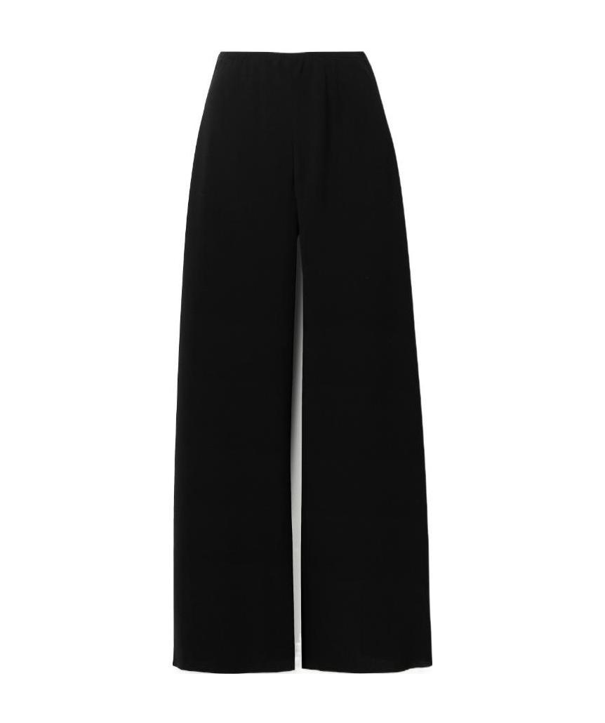 The Row High-waisted Wide-leg Trousers In Black