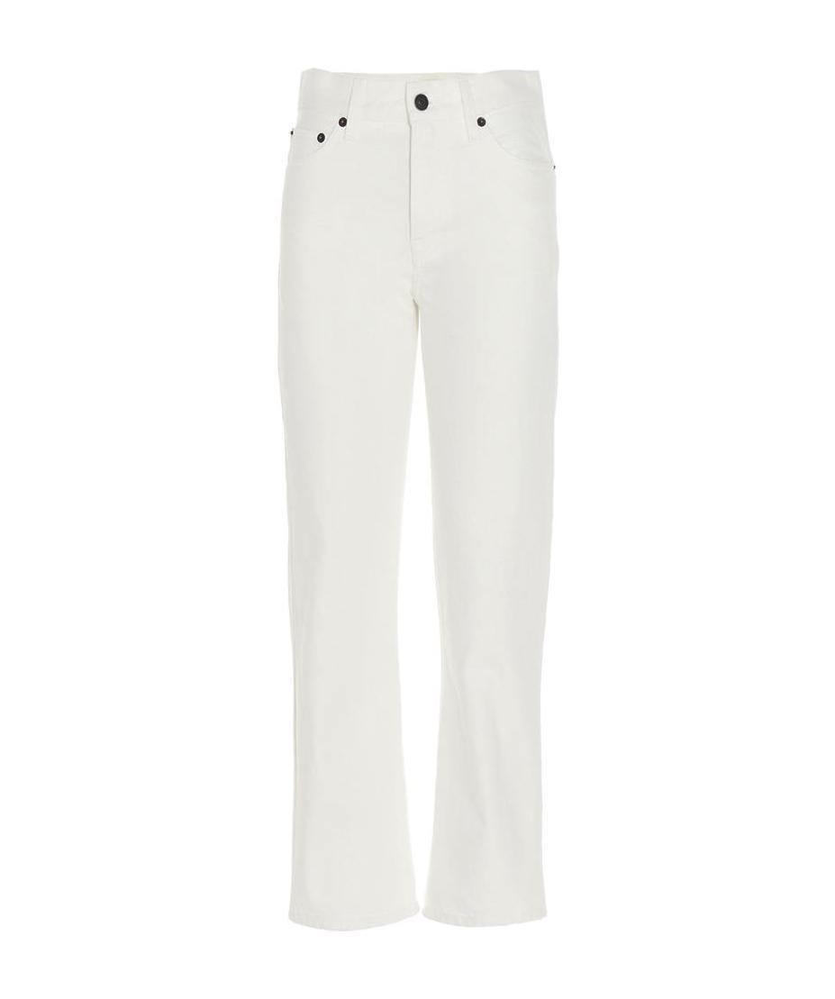 The Row Christie High-rise Straight-leg Jeans In White