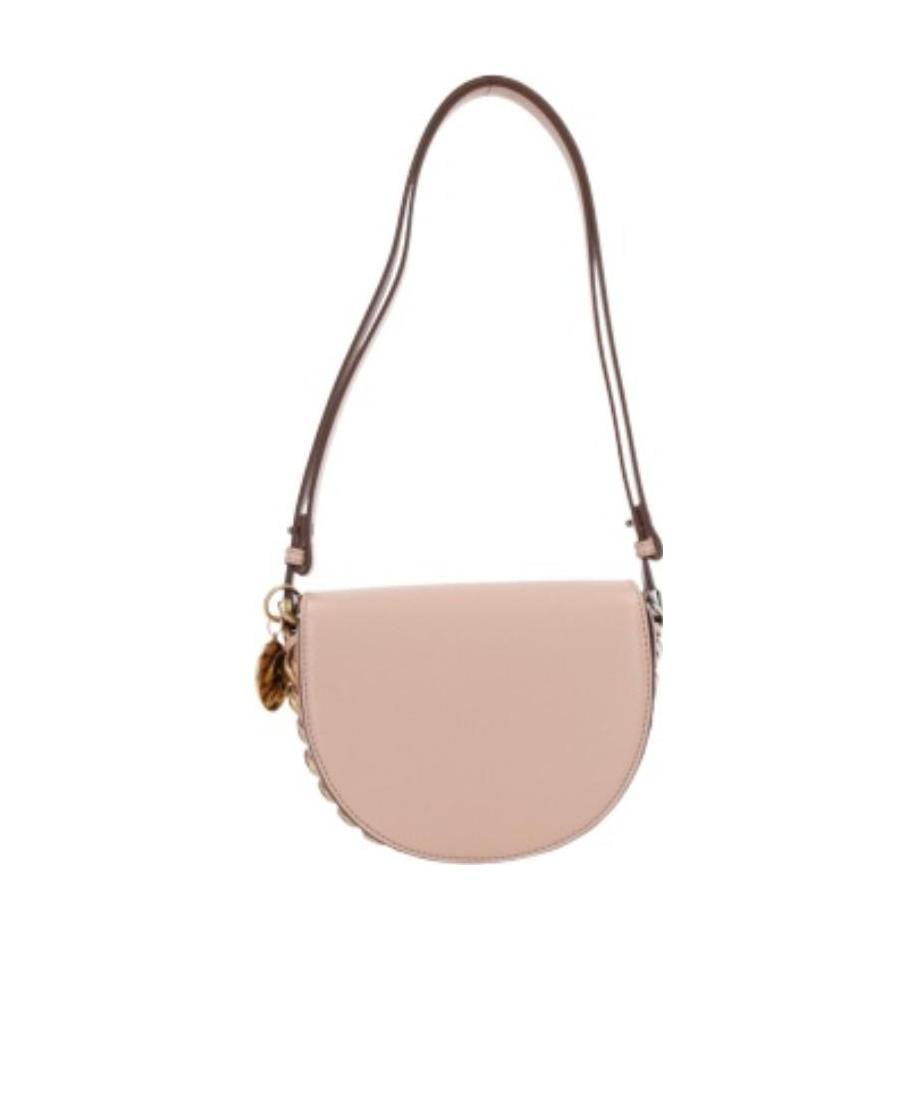 Stella Mccartney Frayme Shoulder Bag In Nude