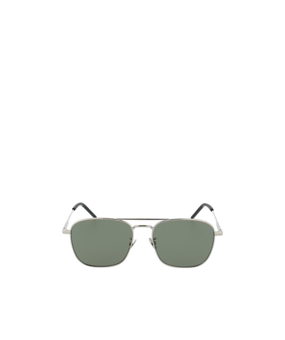 Saint Laurent Sl309 Aviator-style Sunglasses In Gray