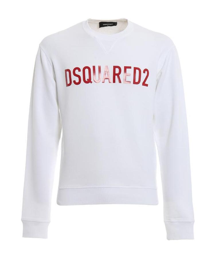 Dsquared2 Logo Sweater In White