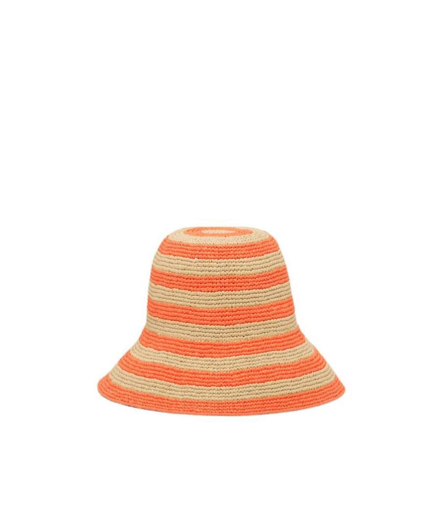 Prada Logo Sunshade Hat In Nude