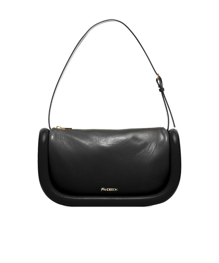 Jw Anderson The Bumper Slim Shoulder Bag In Black