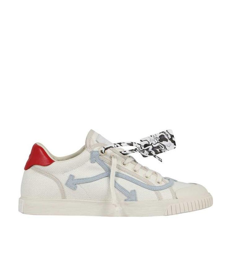 Off-white Vulcanized Low-top Sneakers In White