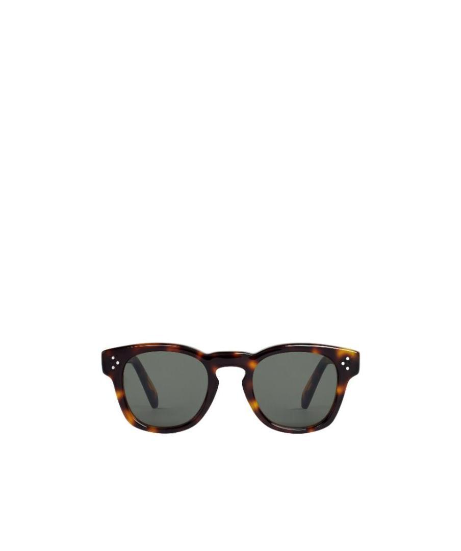 CELINE BLACK FRAME 42 SUNGLASSES IN ACETATE