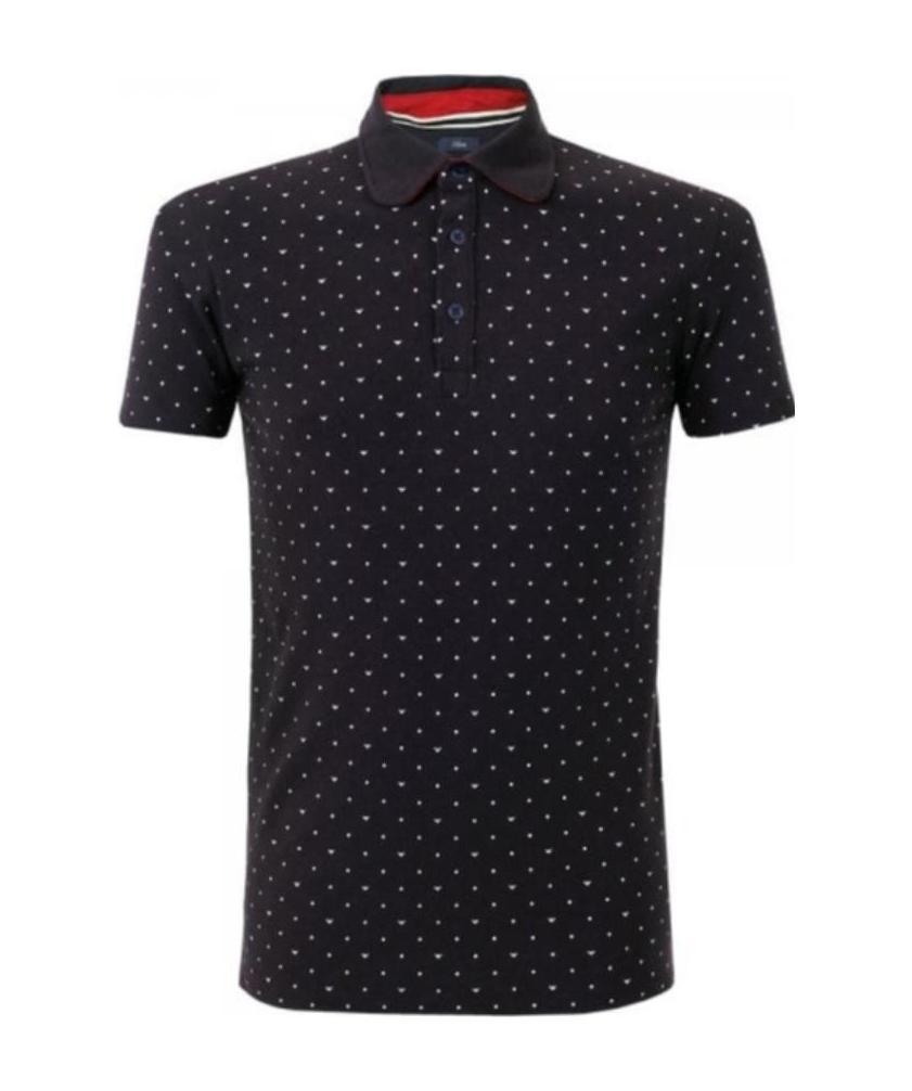 ARMANI JEANS LOGO DETAILS POLO SHIRT