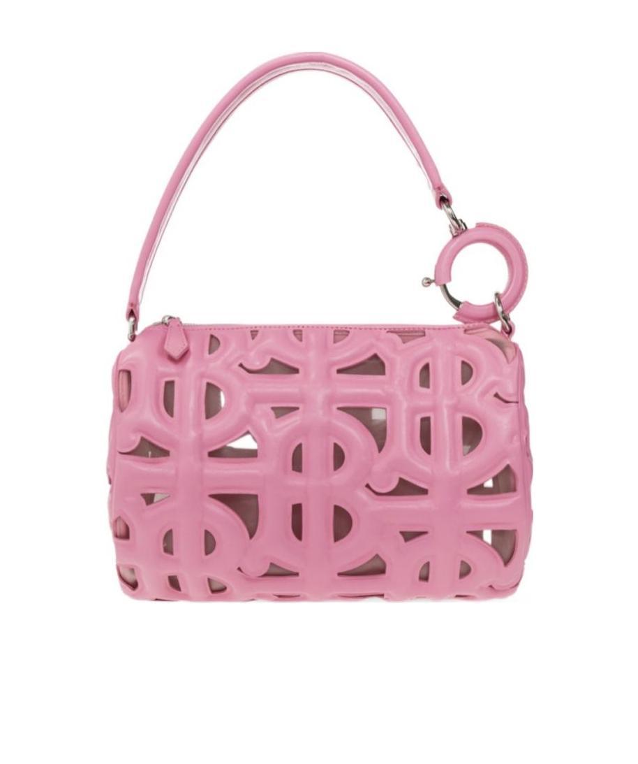 Burberry Mini Quilted Monogram Freya Tote Bag In Pink