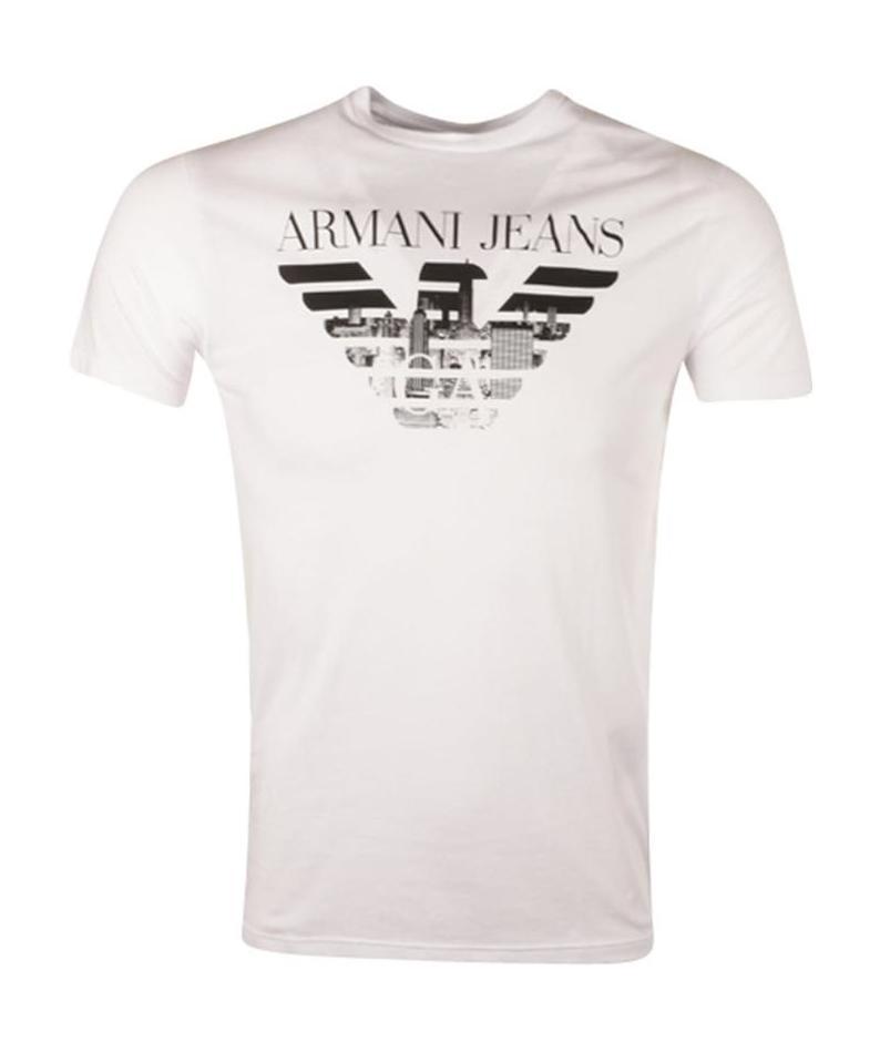ARMANI JEANS LOGO DETAILS T-SHIRT
