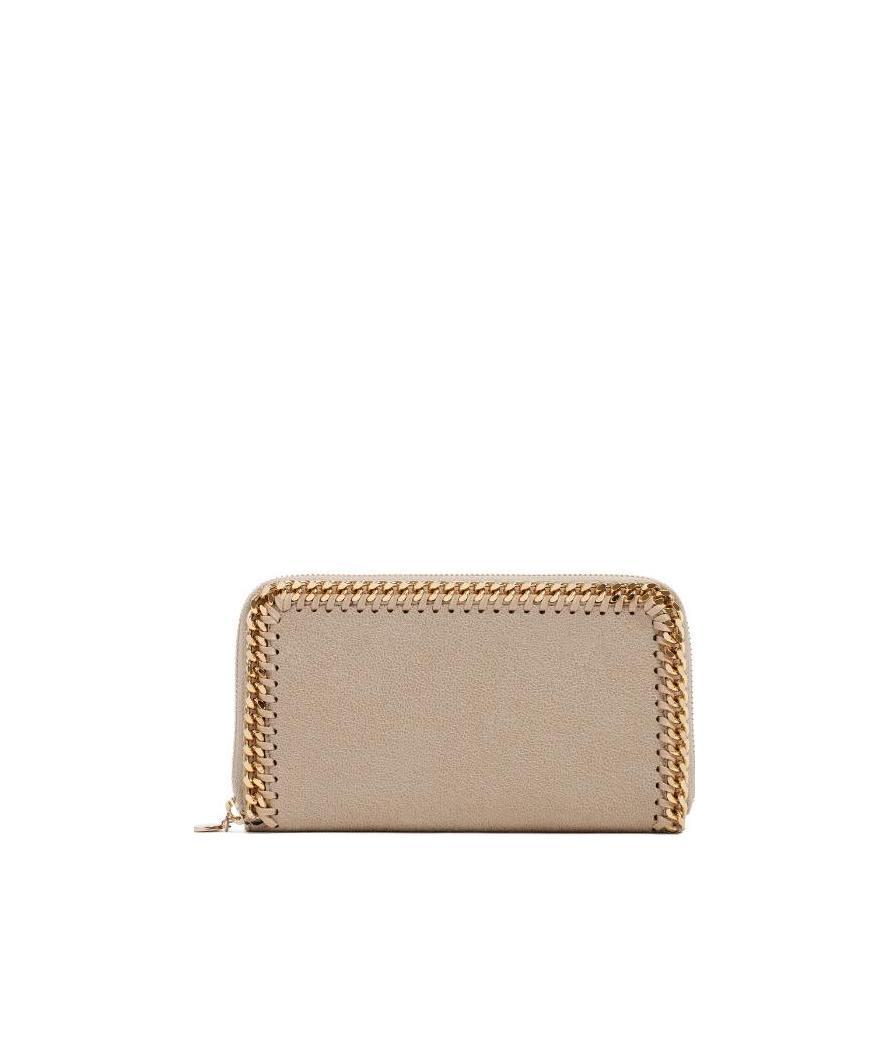 Stella Mccartney Falabella Continental Wallet In Brown