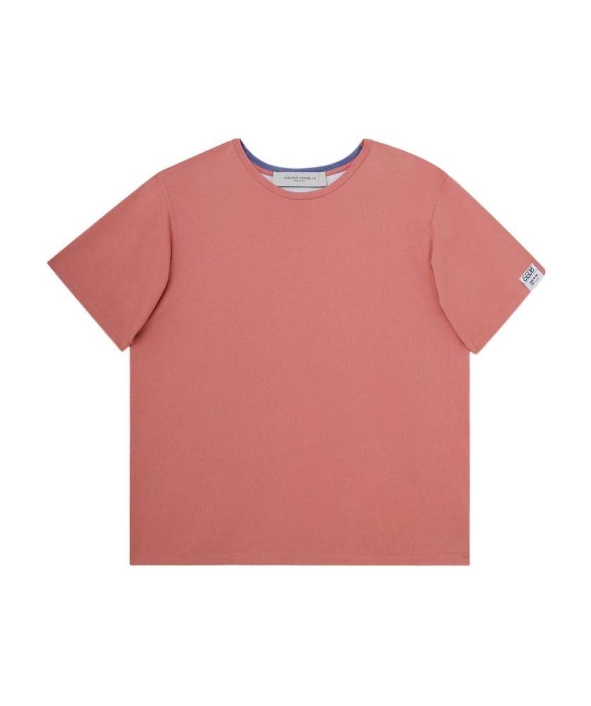 Golden Goose Palm Tree-print T-shirt In Pink