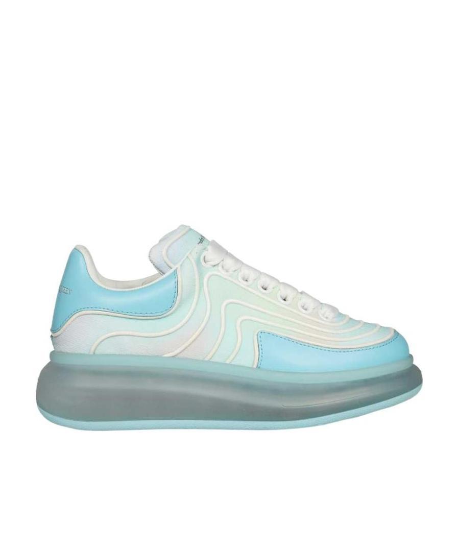 Alexander Mcqueen Logo Low-top Casual Shoes In Blue