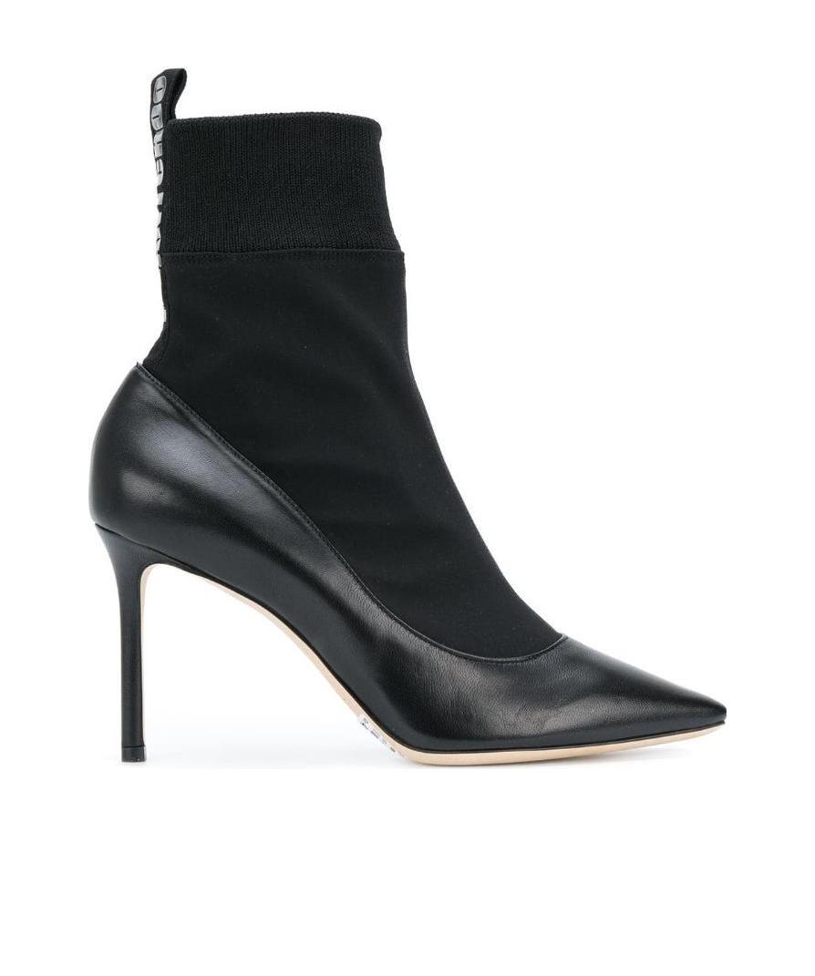 Jimmy Choo Brandon Ankle Boots In Black Leather