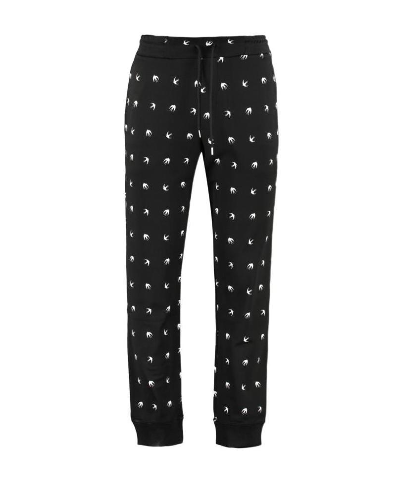 Alexander Mcqueen Feiyan Printed Sweatpants In Black