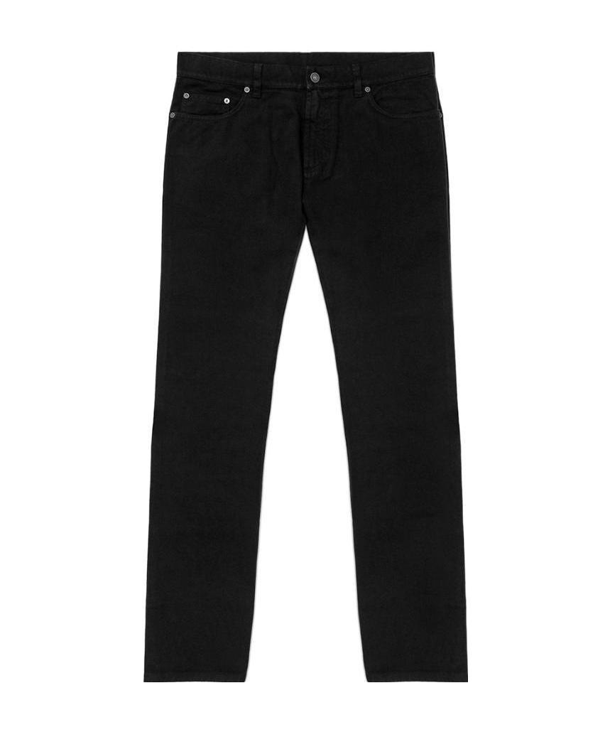 Ferragamo Straight Jeans In Black