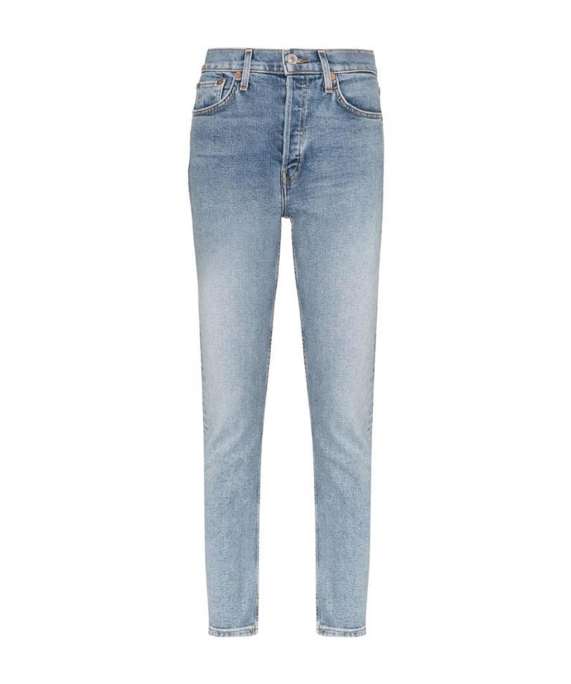 Re/done Slim Jeans In Blue