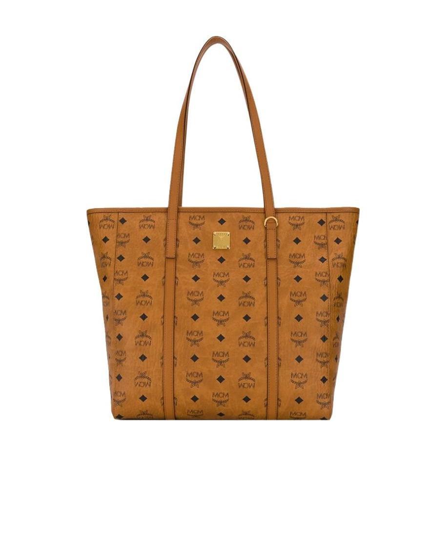 Mcm Medium Toni Tote Bag In Brown