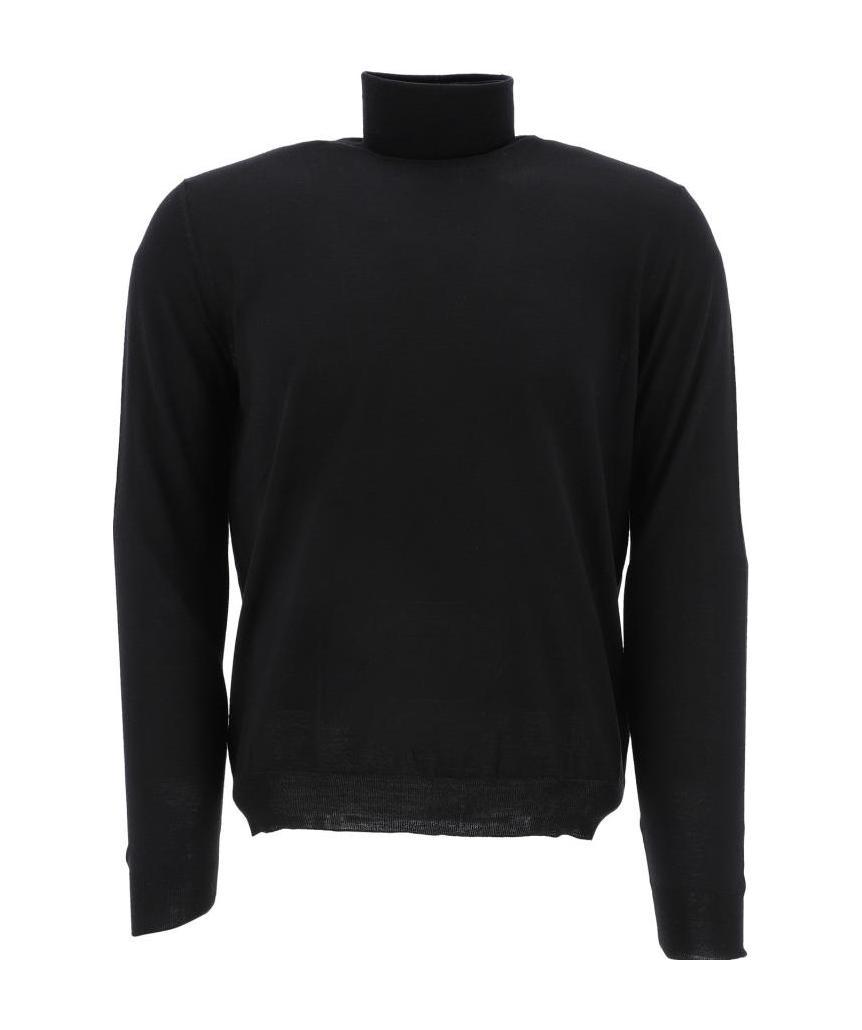 Drumohr Turtleneck Sweater In Black