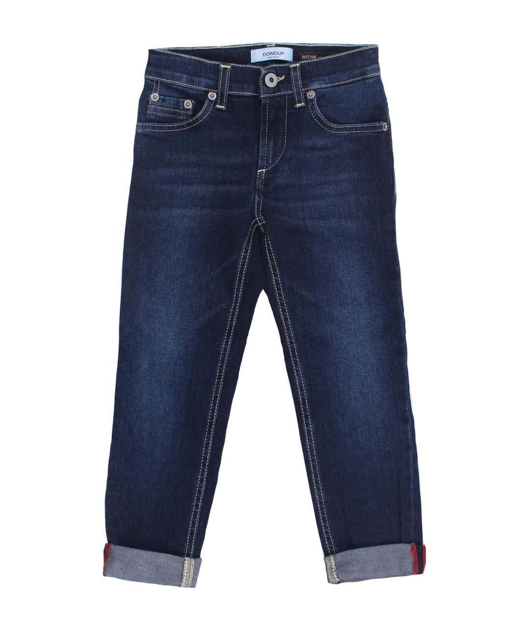 Dondup Slim And Imitation Jeans In Blue