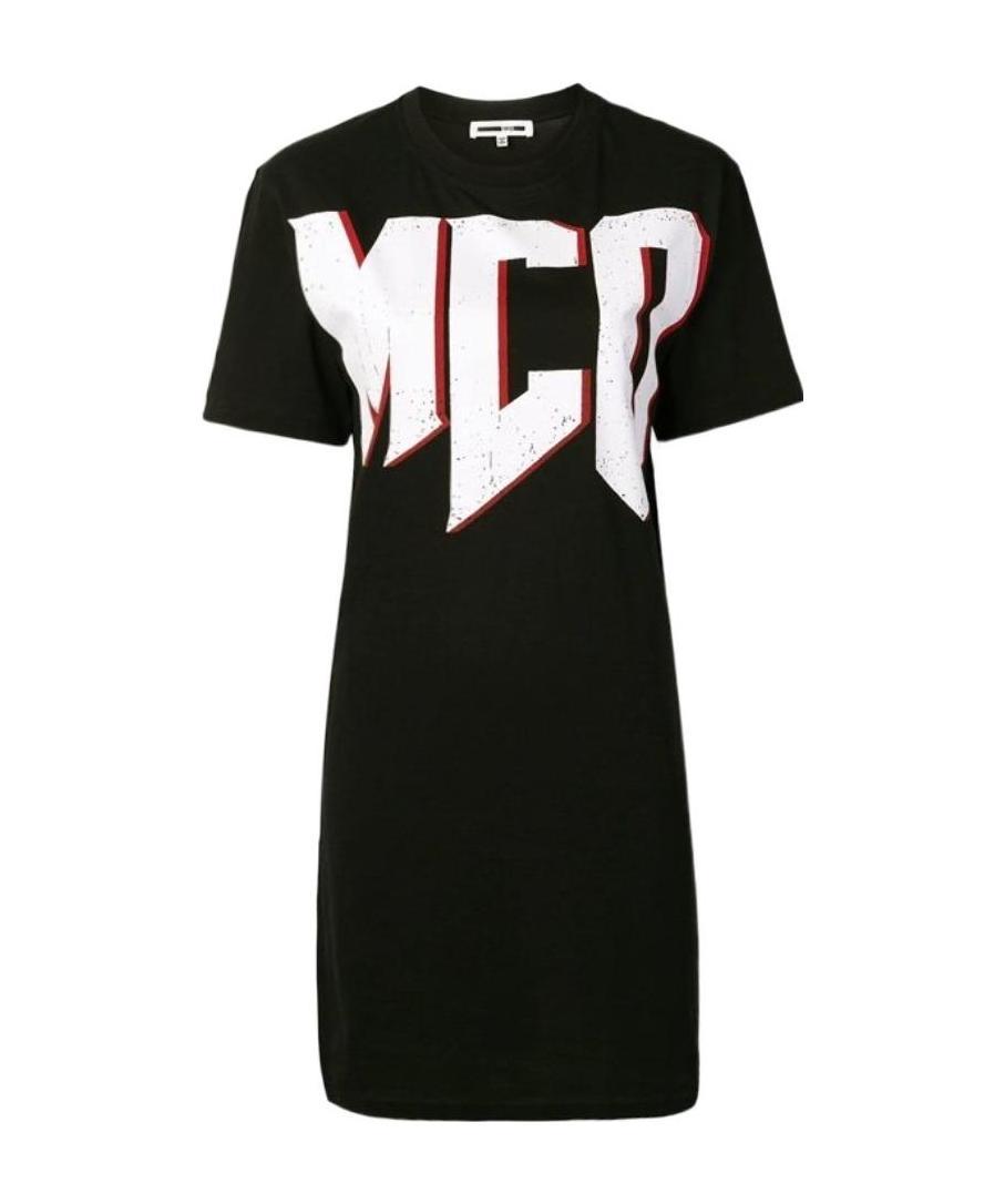 Mcq By Alexander Mcqueen Logo Dress In Black