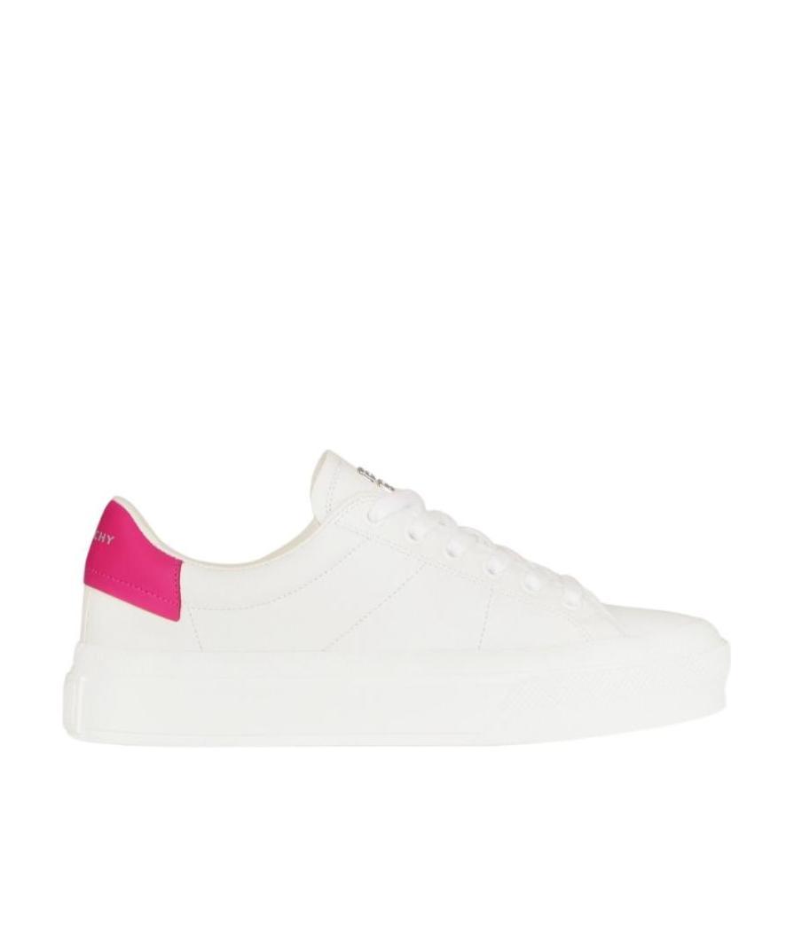GIVENCHY CONTRAST-HEEL LOW-TOP SNEAKERS