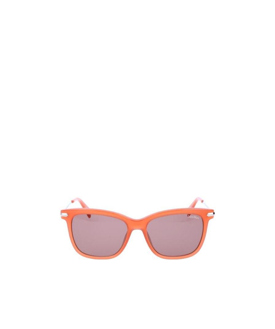 Max Mara Logo Sunglasses In Pink