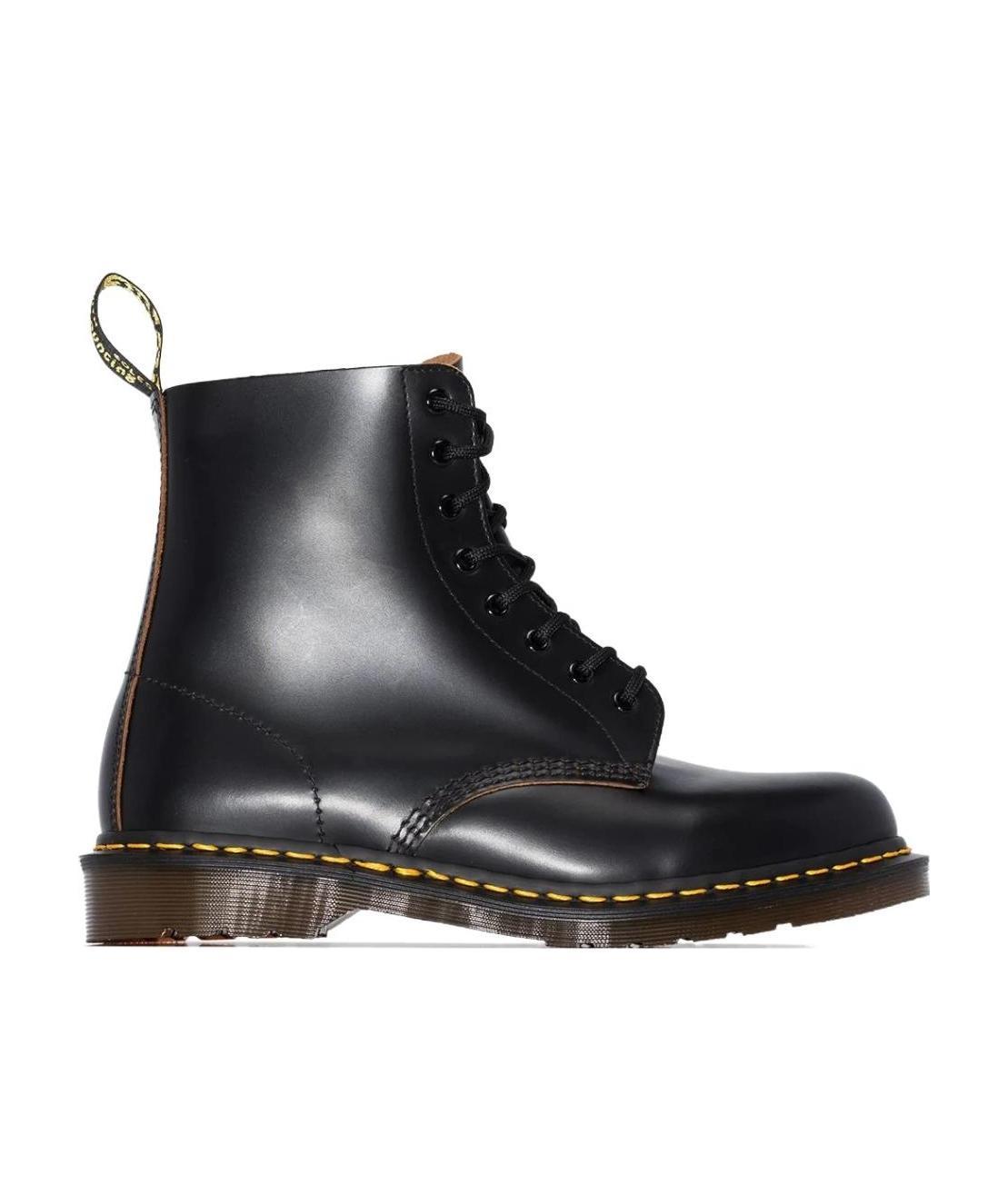 Dr. Martens' 1460 Vintage Combat Boots In Black