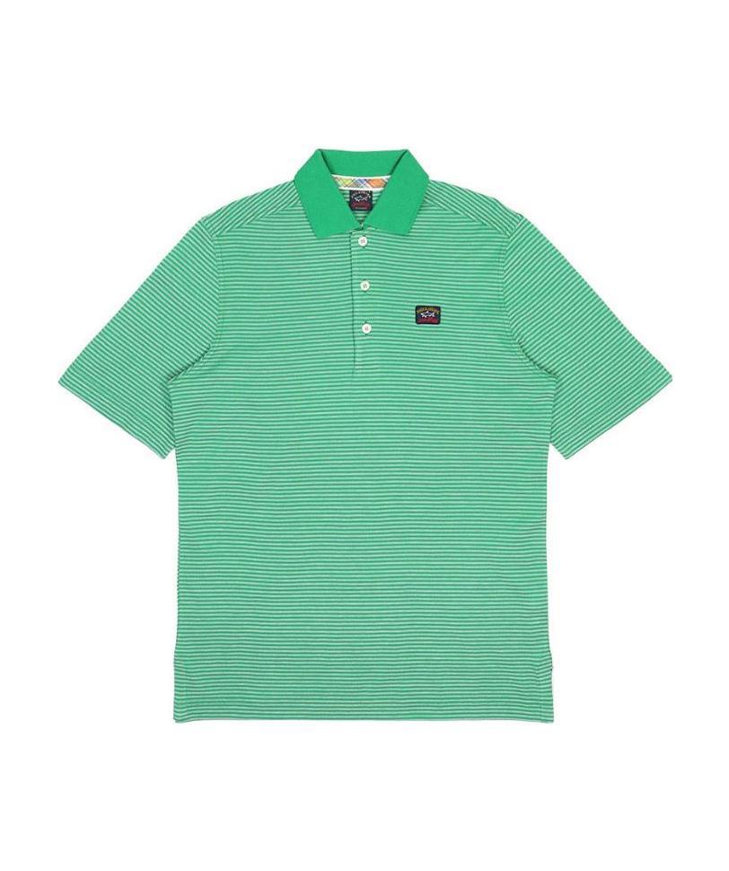 Paul & Shark Logo Embroidered Polo Shirt In Green