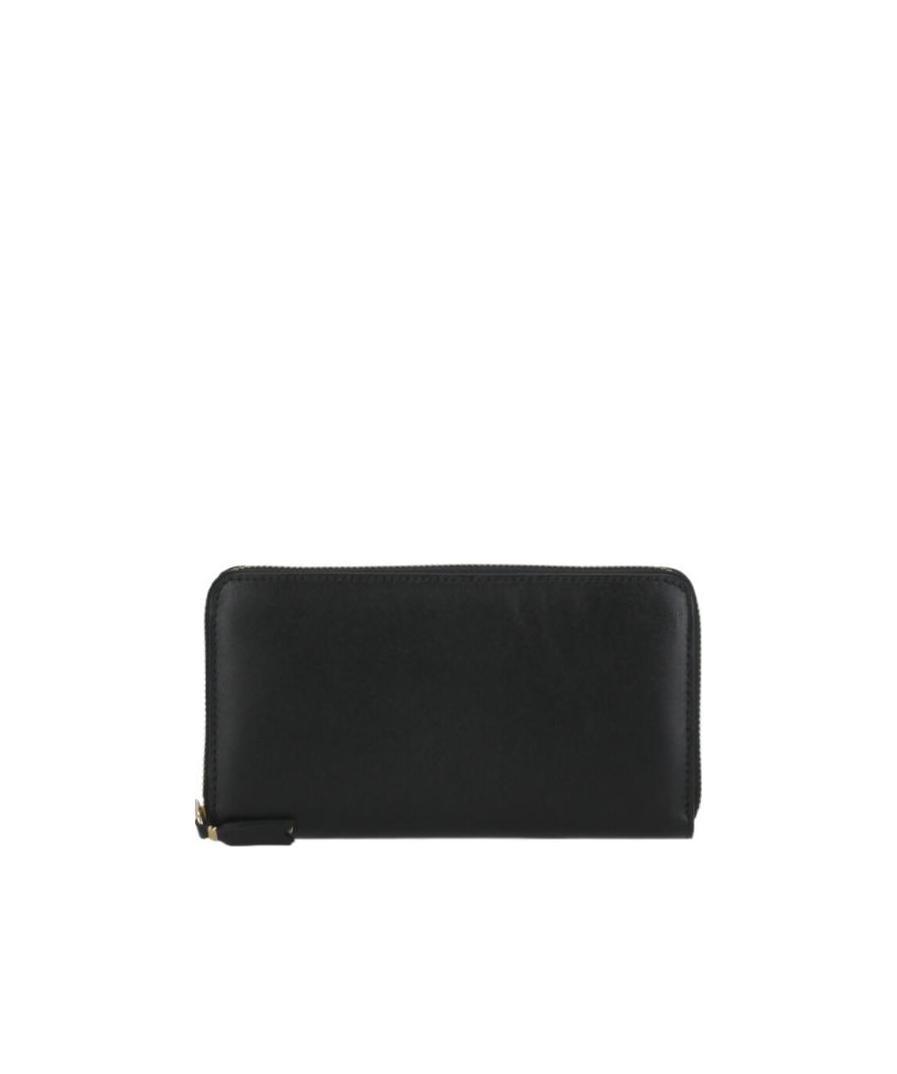 Comme Des Garçons Wallet Zip-around Wallet In Black