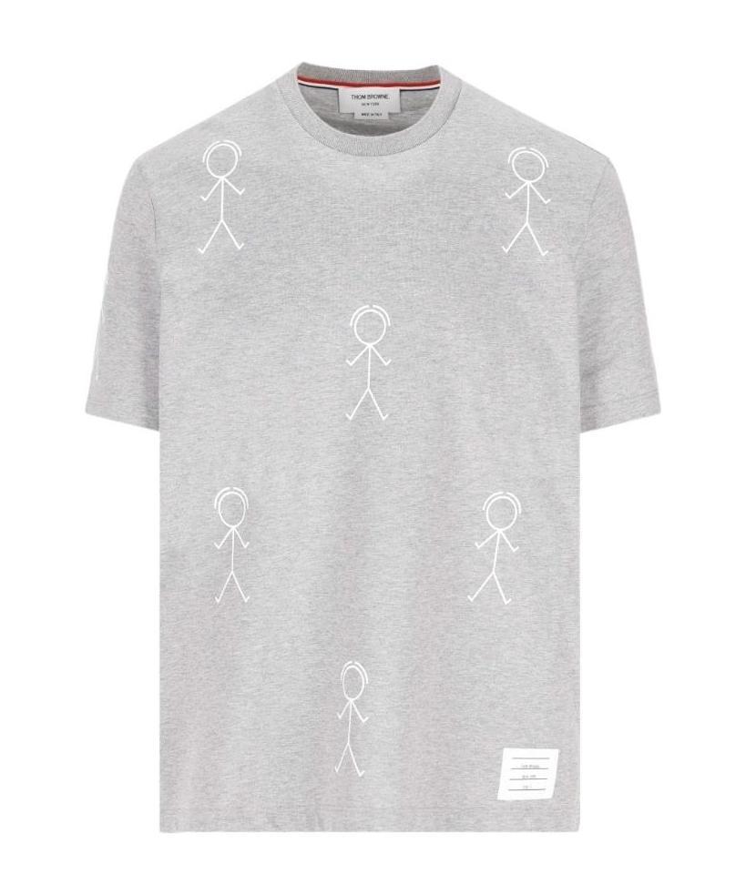 Thom Browne Mr. Thom Icon Cotton T-shirt In White