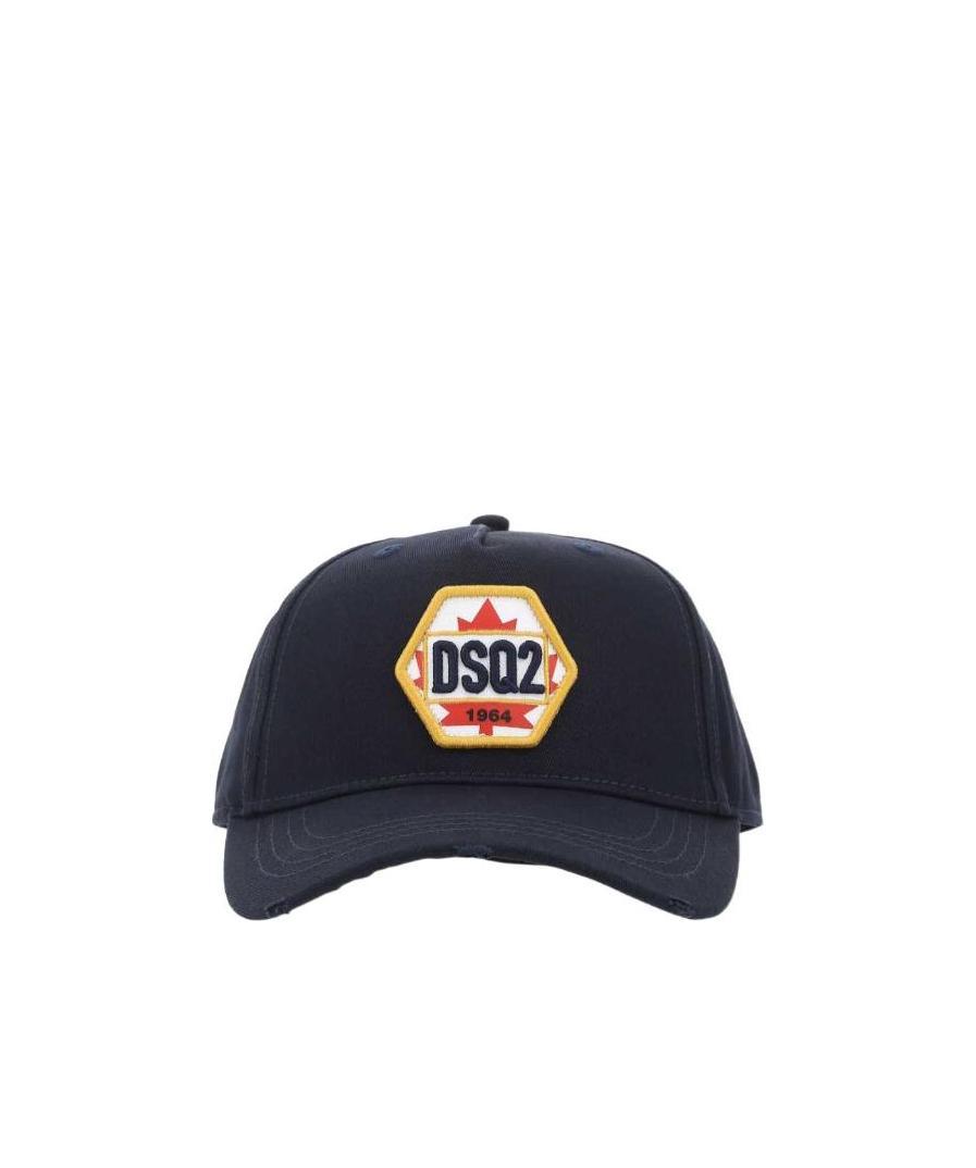 Shop Dsquared2 Logo-patch Baseball Cap In Black
