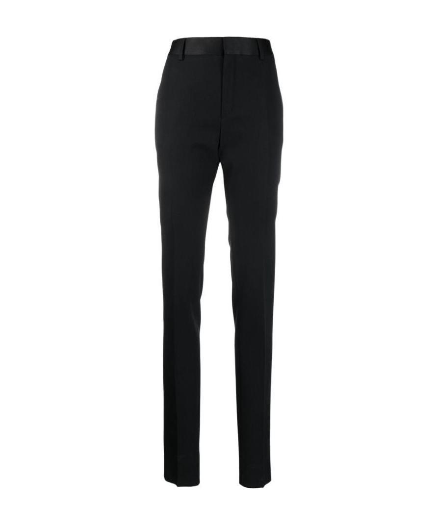 Saint Laurent Slim-fit Tailored Trousers In Black